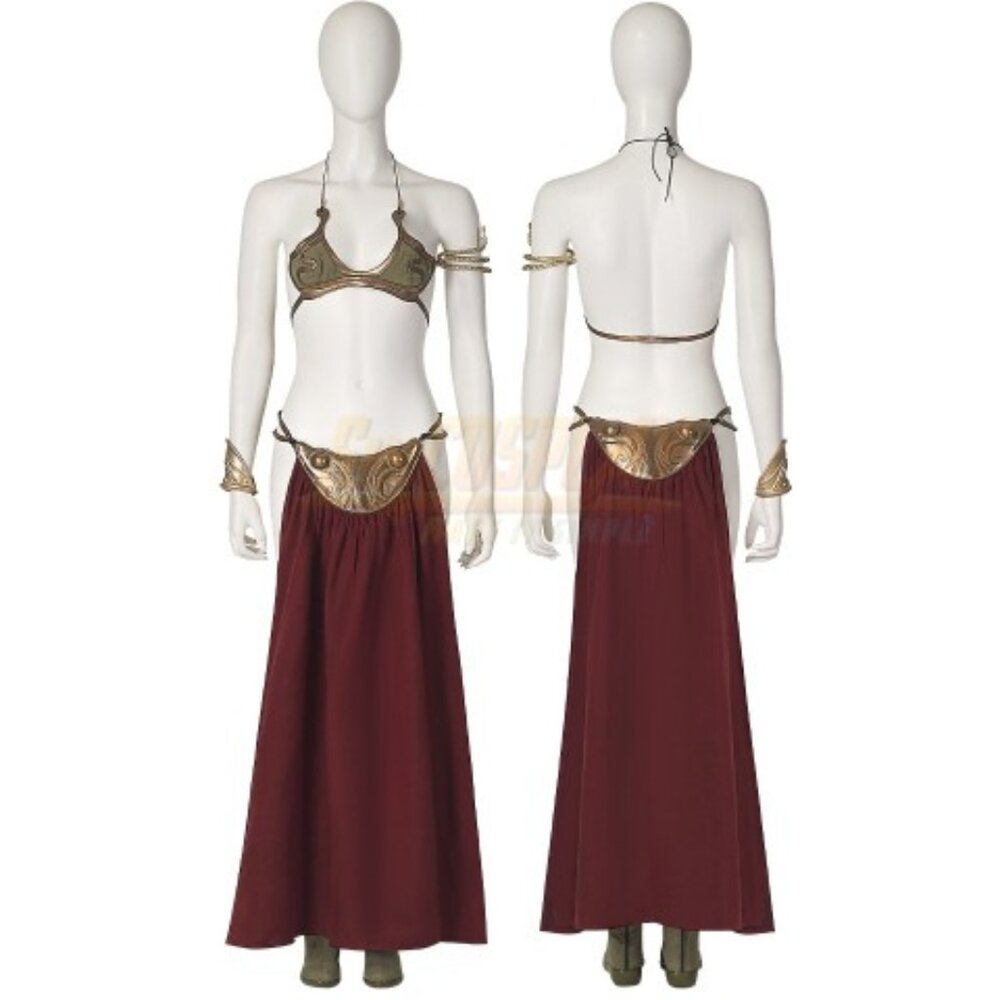 Princess Leia Slave Cosplay Costume Bikini Suit by SimCOSPLAY